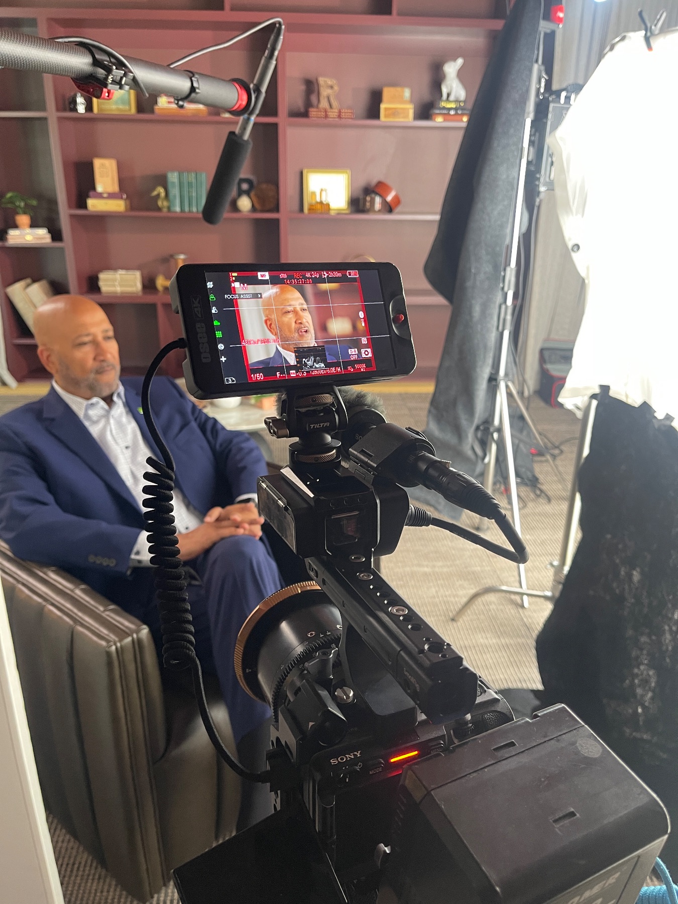 Behind the scenes of a Burdette Visuals production in Charlotte, NC
